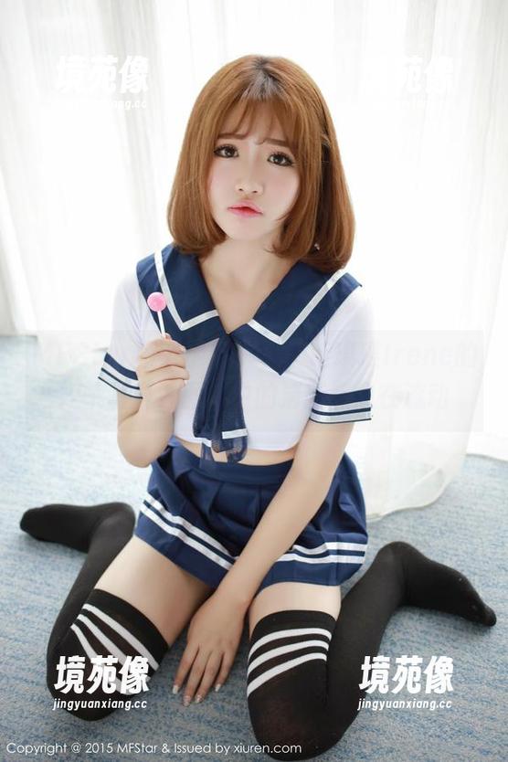 MFStar模范学院-萌琪琪Irene MFStar模范学院 - 看,萌琪琪Irene的短裤写真,图片中的清新气息在流动
