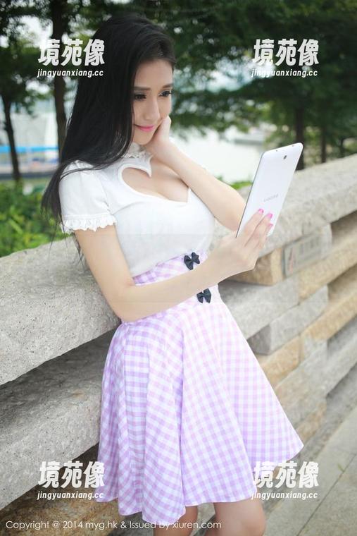 美媛馆 - 图片里的媛媛酱belle，清纯得你不敢靠近。