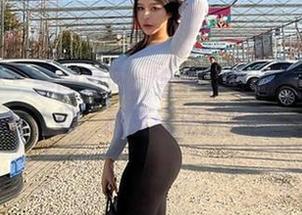 微密圈 – 美图时间：金希儿在黑色连体环扣之间，简直无法抗拒啊！